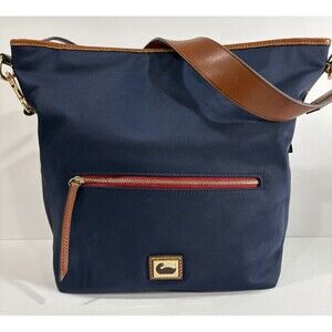 Dooney And Bourke Handbag Tote Navy Blue Purse